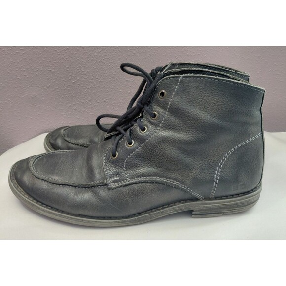 Bed Stu Curtis II Boots Distressed Ankle Chukka Men’s 11 Gray Leather Lace Up - Picture 3 of 8